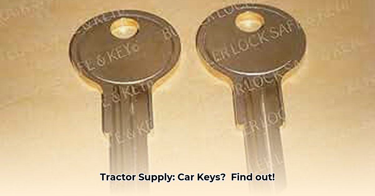 does-tractor-supply-make-keys-for-cars